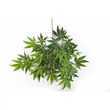 Künstlicher japanischer Ahornzweig - grüne Blätter - Top-Qualität